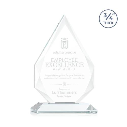 Awards and Plaques - Crystal Trophies - Archer Starfire Peaks Crystal Trophy