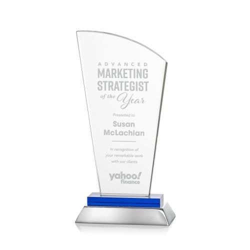 Awards and Plaques - Crystal Trophies - Pollard Blue Peaks Crystal Trophy