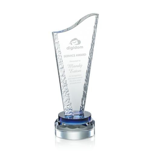 Awards and Plaques - Crystal Trophies - Kenny Peaks Crystal Trophy