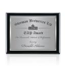 Half-Tone Meredith Plaque - Black Finish