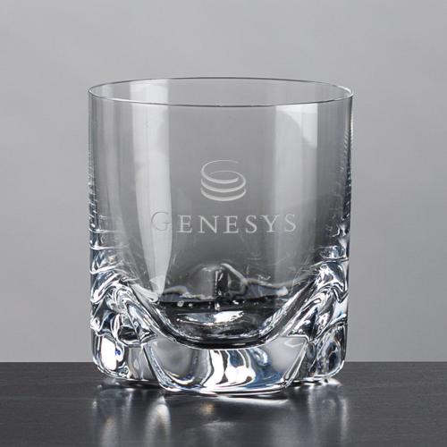 Custom Barware Glasses - Whisky Glasses - Forbes OTR/DOF - Deep Etch