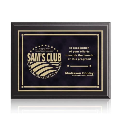 Awards and Plaques - Wall Plaque Awards - Shepherd Stark - Black/Black