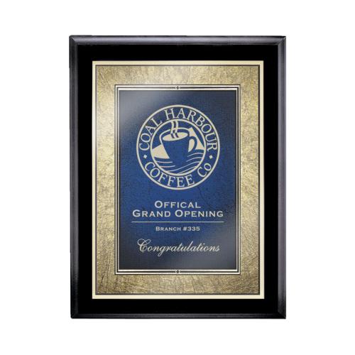 Awards and Plaques - Wall Plaque Awards - Jiang Stark - Black/Blue
