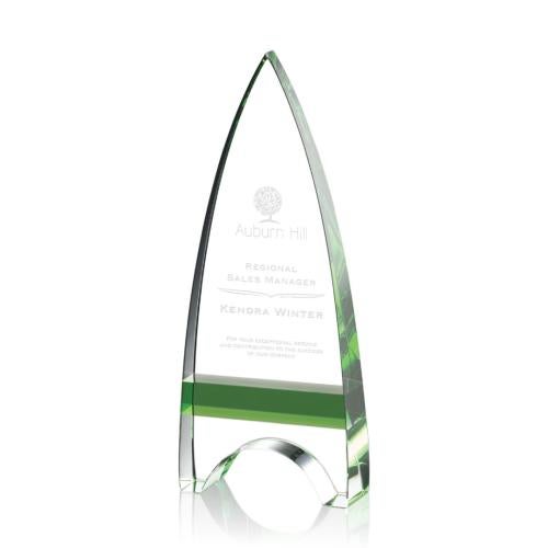 Awards and Plaques - Crystal Trophies - Pearce Green Peaks Crystal Trophy