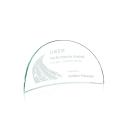 Rosen Crescent Peaks Crystal Trophy