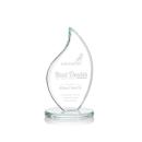 Teague Clear Flame Crystal Trophy