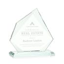 Hoang Jade Peaks Glass Trophy