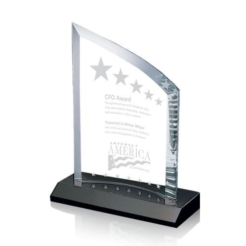 Awards and Plaques - Crystal Trophies - Stanton Peaks Crystal Trophy