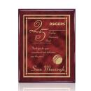 Shepherd Meredith Plaque - Rosewood/Red