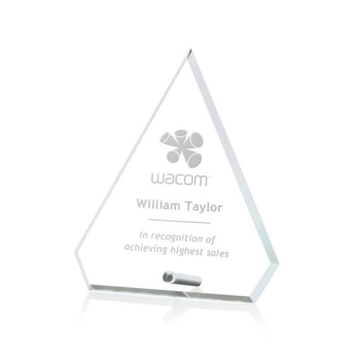 Awards and Plaques - Crystal Trophies - Manning Diamond Crystal Trophy