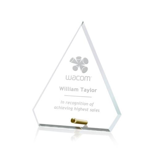 Awards and Plaques - Crystal Trophies - Manning Diamond Crystal Trophy