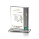 Moody Grey Rectangle Crystal Trophy