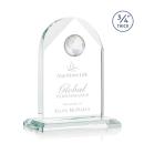 Cortez Starfire Globe Crystal Trophy