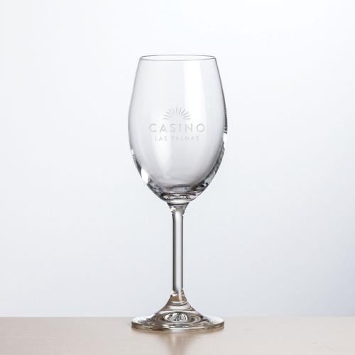 Custom Barware Glasses - Wine Glasses - Neptune Wine - Deep Etch