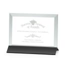 Boswell Jade/Black (Horizontal) Rectangle Glass Trophy