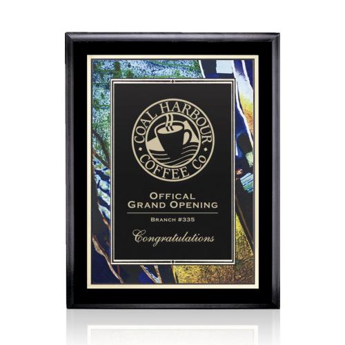 Awards and Plaques - Wall Plaque Awards - Barbosa Stark - Black Finish