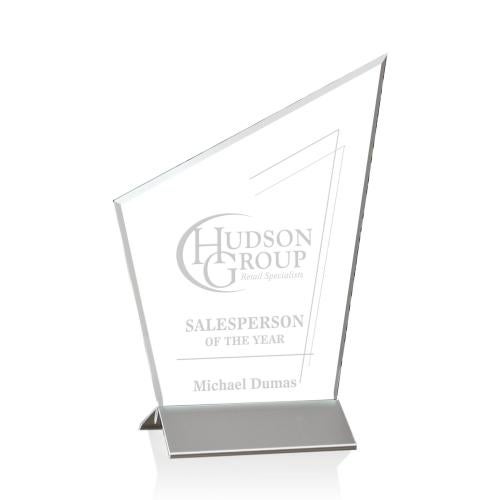 Awards and Plaques - Crystal Trophies - Sharpe Aluminum Peaks Crystal Trophy