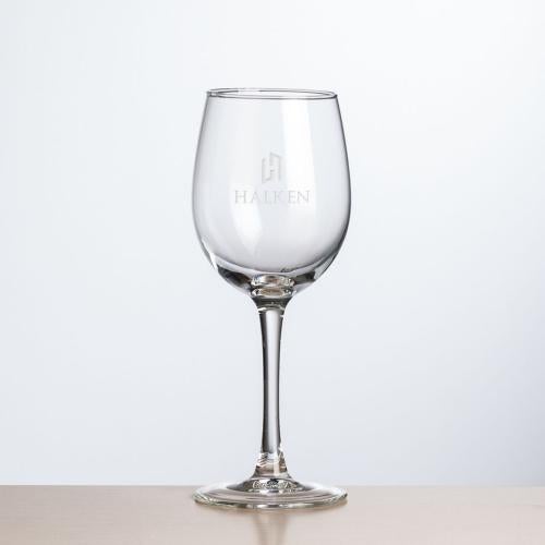 Custom Barware Glasses - Wine Glasses - Barrera Wine - Deep Etch