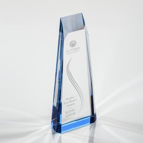 Awards and Plaques - Crystal Trophies - Meyer Towers Crystal Trophy