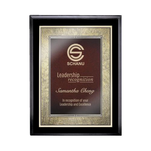Awards and Plaques - Wall Plaque Awards - Jiang Stark - Black/Burgundy