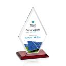 Spicer Full Color Red Crystal Trophy
