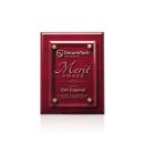 Norwood Plaque - Rosewood/Gold