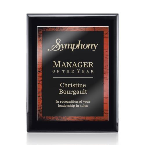 Awards and Plaques - Wall Plaque Awards - Garner Meredith - Black/Red