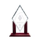 Rosado Starfire Crystal Trophy