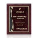 Enriquez Meredith Plaque - Rosewood/Red