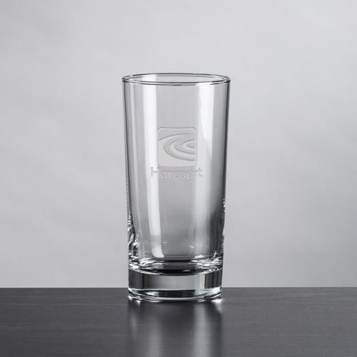 Custom Barware Glasses - Cocktail Glasses - Russell Hiball/Cooler - Deep Etch