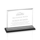 Kaplan Black Rectangle Crystal Trophy