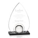 Larsen Starfire Flame Crystal Trophy