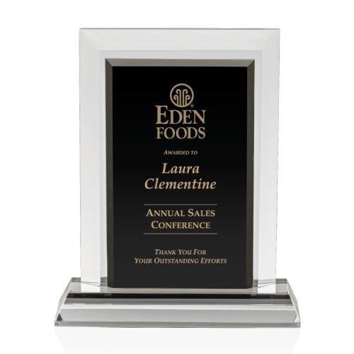 Awards and Plaques - Crystal Trophies - Cornejo Rectangle Crystal Trophy