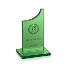 Little Green Peaks Crystal Trophy