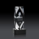 Atkinson 3D on Base Black Towers Crystal Trophy