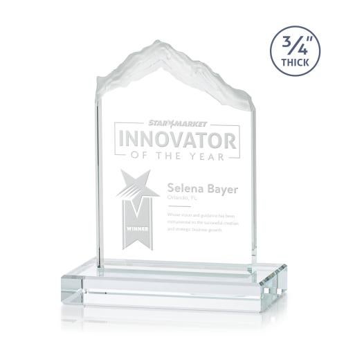 Awards and Plaques - Crystal Trophies - Lowery Starfire Crystal Trophy