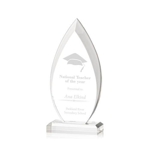 Awards and Plaques - Acrylic Trophies - Liang Flame Acrylic Trophy