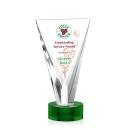 Michaels Full Color Green Crystal Trophy