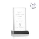 Stubbs Black Rectangle Crystal Trophy