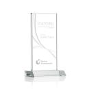 Rodrigues Liquid&trade; Clear Rectangle Crystal Trophy