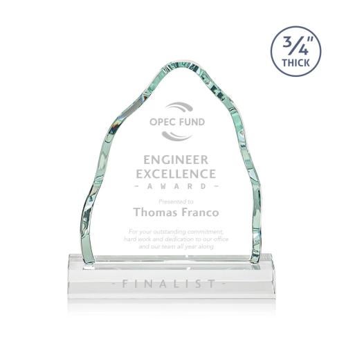 Awards and Plaques - Crystal Trophies - Hobbs Starfire Crystal Trophy