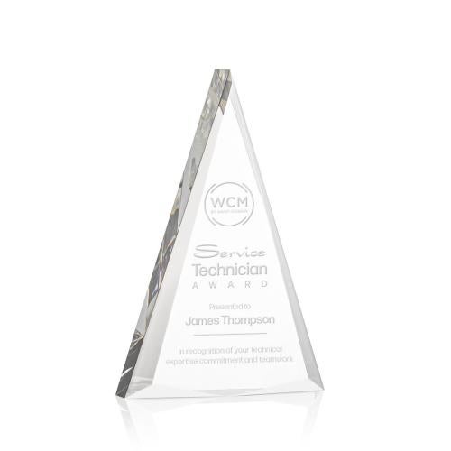 Awards and Plaques - Acrylic Trophies - McWilliams Clear Pyramid Acrylic Trophy