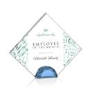 Galvan Full Color Sky Blue Crystal Trophy