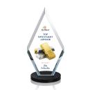 Fitzgerald Full Color Black Crystal Trophy