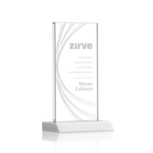 Awards and Plaques - Crystal Trophies - Daugherty Liquid™ Fagan Rectangle Crystal Trophy