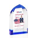 Carmichael Full Color Peaks Crystal Trophy