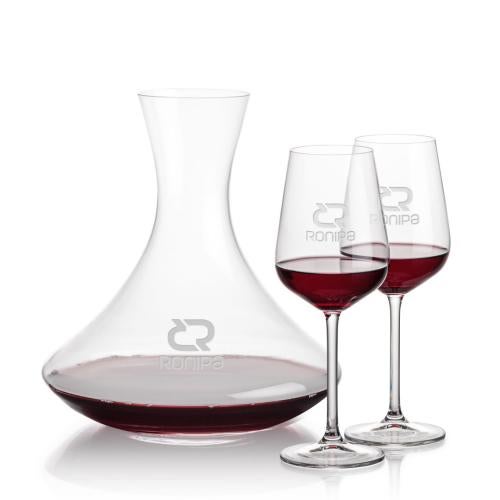 Custom Barware Glasses - Carafes - Crump Carafe & Eaton Wine