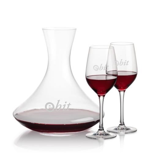 Custom Barware Glasses - Carafes - Crump Carafe & Richter Wine