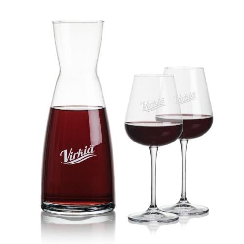 Custom Barware Glasses - Carafes - Ashby Carafe & Norris Wine