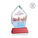 Boone Ice Peak Full Color on Helton Red Peaks Crystal Trophy